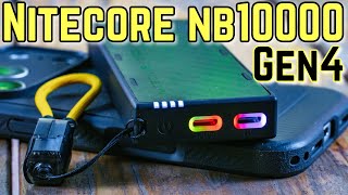 Nitecore NB10000 Gen 4 power bank review - carbon fiber, fire retardant, RGB lights!