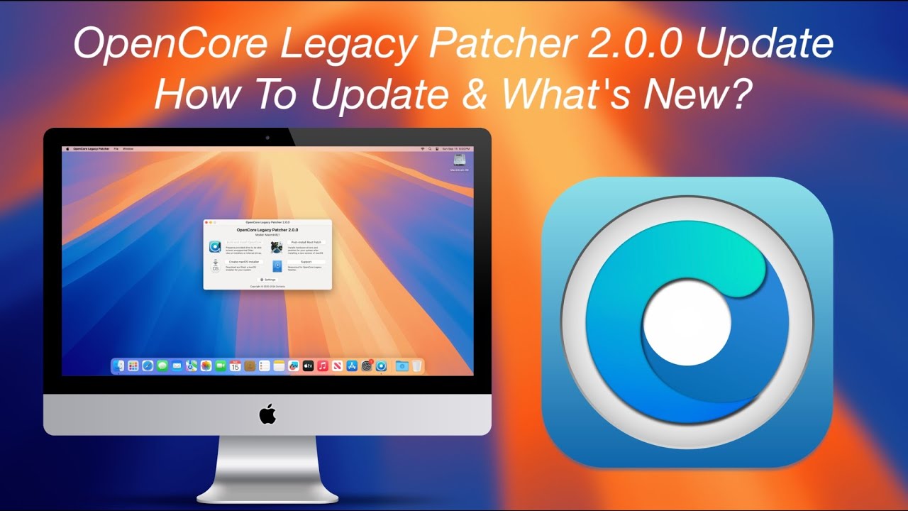 Opencore Legacy OpenCore Legacy Patcher (OCLP) 2.0.0 Update: Sequoia Support, Fixes ...