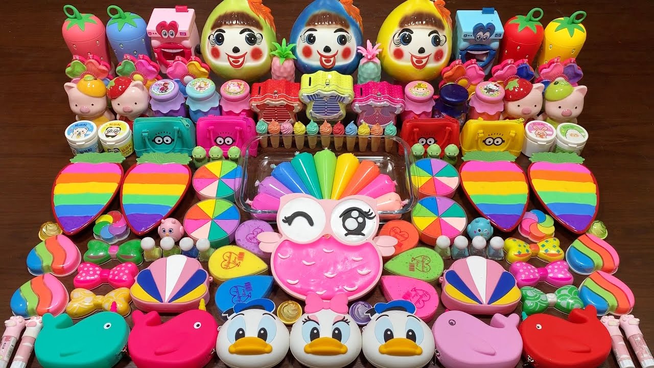 RELAXING PIPING BAG | ASMR SLIME | Mixing Random Things Into GLOSSY Slime | Satisfying Slime 