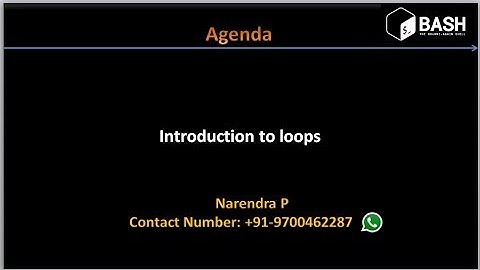Complete Shell Scripting Tutorals | Introduction to loops