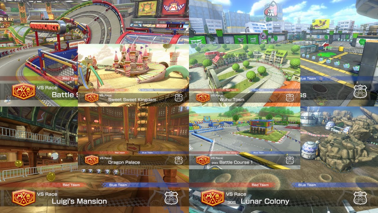 Battle Track(Race) Pack for Mario Kart 8 Deluxe