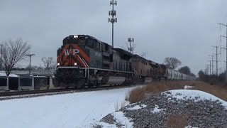 Two Trains Around Lake Bluff 2/2/26
A Hung Unit and a Leslie.
Last night I had gotten word that UPs Western Pacific Heritage Unit was going to be leading todays ALPR to Proviso, so I made my way to the Milwaukee Subdivision to snag them at Lake Bluff. After that I expected nothing else of notoriety would show up, until I was given a tip off of a CPKC 343 having KCSM 4506 in the lead, the only KCS AC44 (afaik) that has a Leslie RS3L, so I made my way to Rondout a little bit later to snag it. Not bad for today. Enjoy!
Now here are the trains in order.
Train 1: SB Mixed Freight
Power:
UP SD70ACe #1983 *Western Pacific Heritage Unit*
UP C45AH #8135
UP AC44CW #6674
Train 2: NB Grain Train
Power:
KCSM AC44CW #4506 *ex-TFM 2606*
Taken on 2-2-26 Two Trains Around Lake Bluff 2/2/26