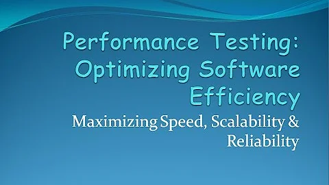 Performance Testing