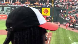 The Hotdog Race at Oriole Park at Camden Yards