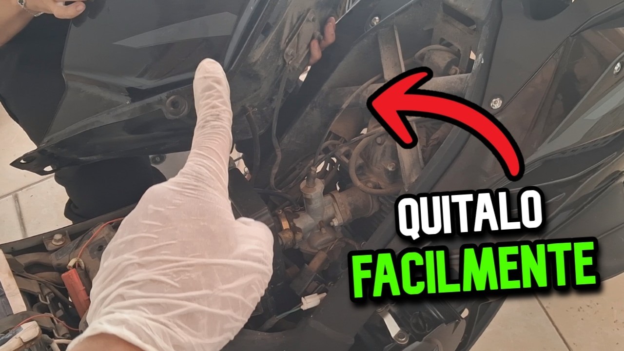 COMO QUITAR EL TANQUE DE LA RT200