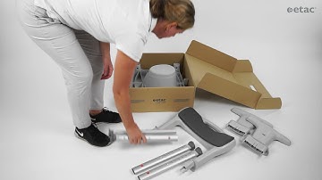 Etac Swift Commode - Disassembly and packing