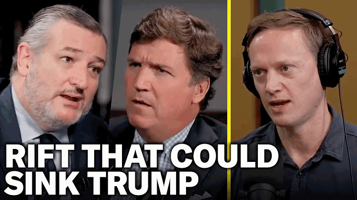 Tucker Carlson Confronts Ted Cruz: The MAGA Rift That Could Sink Trump's Presidency