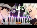 LIFE - Dr. Stone/ドクターストーン ED | Rude-α (piano)