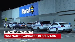 WATCH: Fountain Walmart evacuated after armed suspects enter building