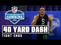 Tight Ends Run the 40-Yard Dash at 2022 NFL Combine: Okonkwo hits 4.52