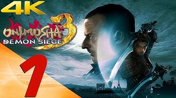 Onimusha 3 Demon Siege HD - Walkthrough Part 1 - Prologue [4K 60fps