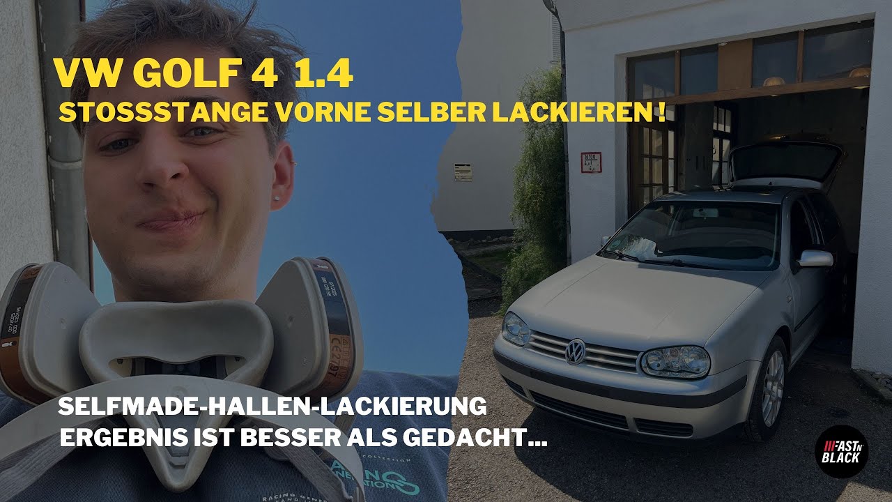 VW Golf 4 | Hallen-Selfmade-Lackierung wird besser als gedacht ?! | Wir LACKIEREN selber | Teil 4