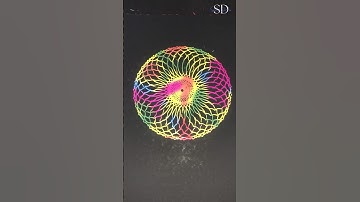 Colorful Spirograph Design! #spirograph #asmr #satisfying #shorts #shortsfeed
