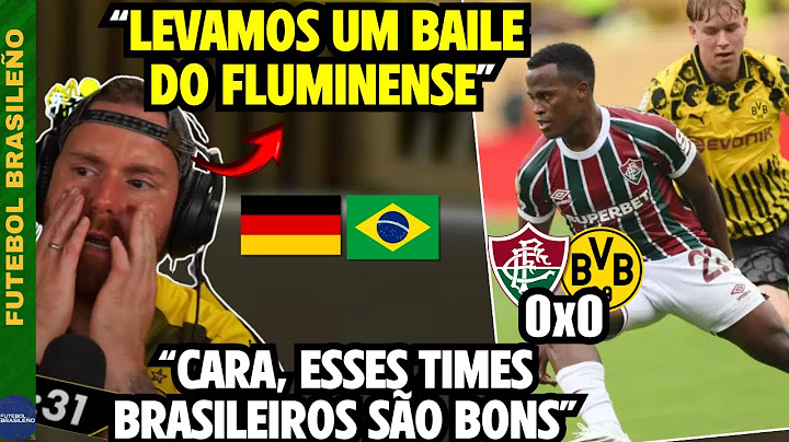 ALEMÃES SURTANDO COM BAILE DO FLUMINENSE NO BORUSSIA DORMUND PELO MUNDIAL DE CLUBES