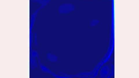 Lid driven cavity flow (Re=20000) [vorticity]