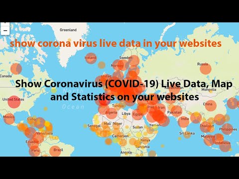 Wordpress Plugin to Show Coronavirus (COVID-19) Live Data, Map and Statistics in your websites