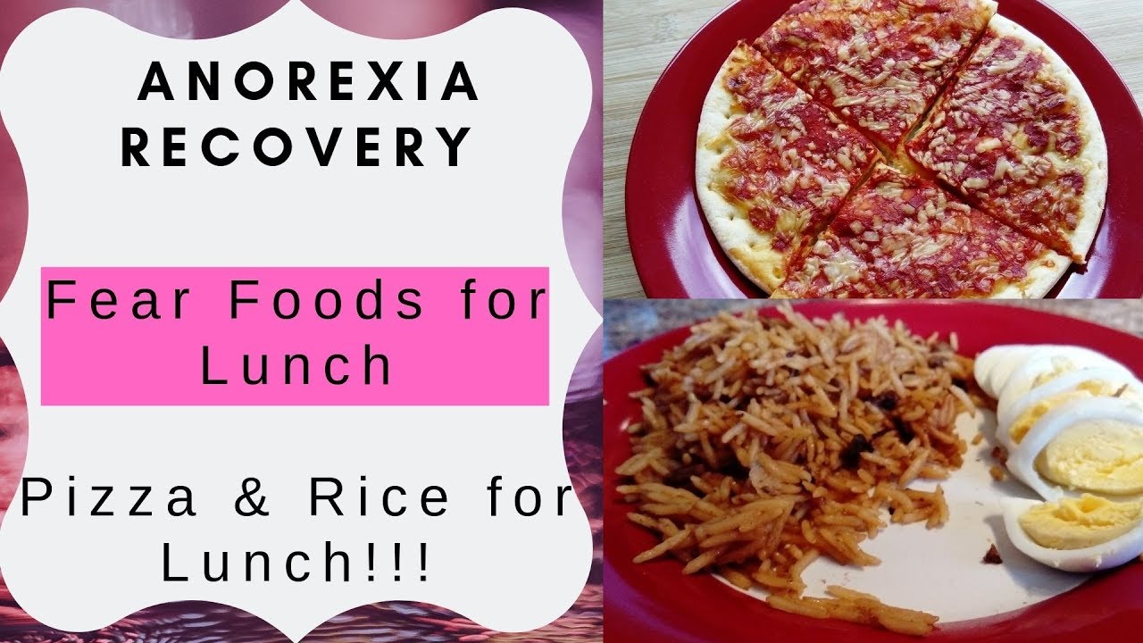 Anorexia recovery // Fear Foods For Lunch // Pizza & Rice At Lunchtime?!!!