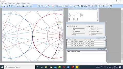 Experiment 6 Lumped Element Impedance Matching Simulation Case 1 Load is inside (1+jx) circle