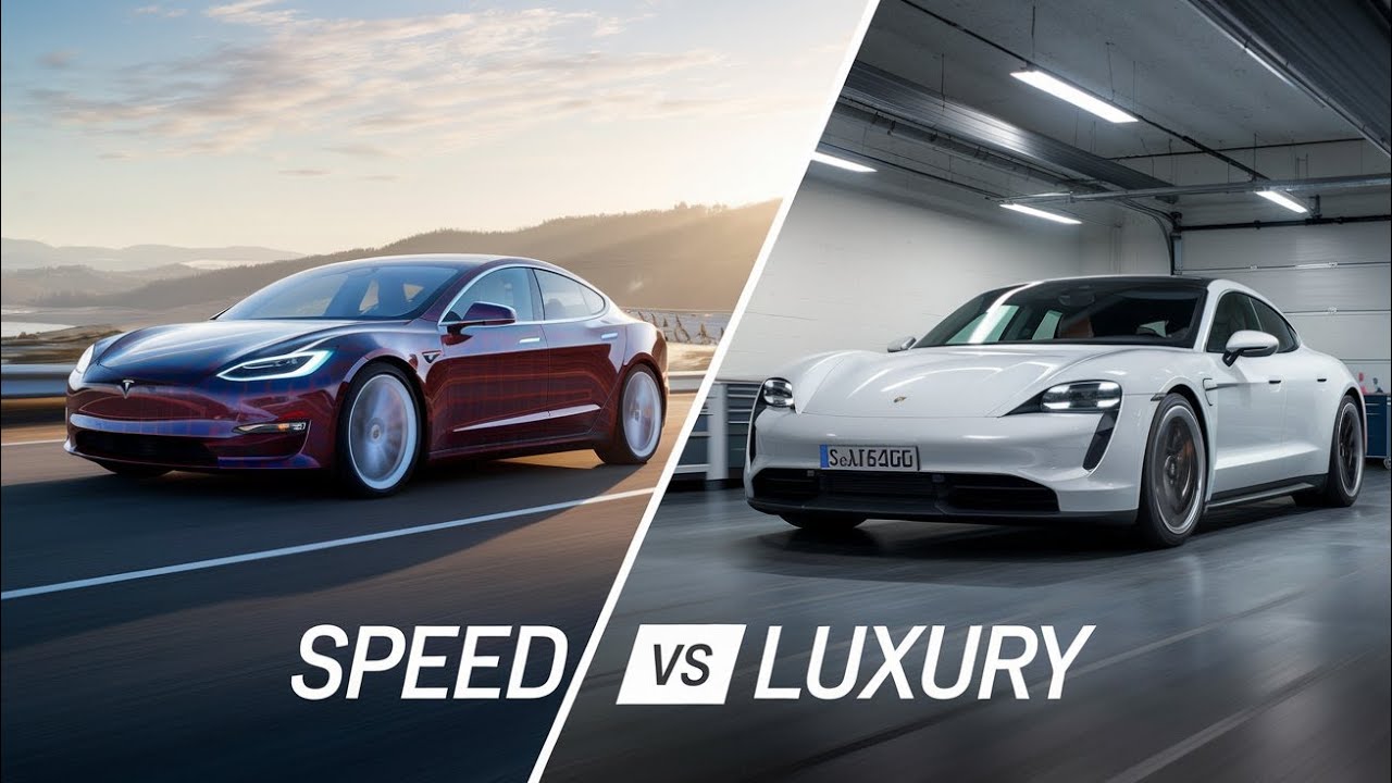 Tesla Model S Plaid vs Porsche Taycan Turbo S – The Ultimate EV Showdown!