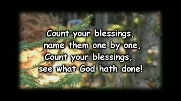 Count Your Blessings name theme one by one karaoke