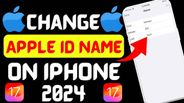 How to change Apple ID name on iPhone 2024 | How to change apple id name without password || iOS 16