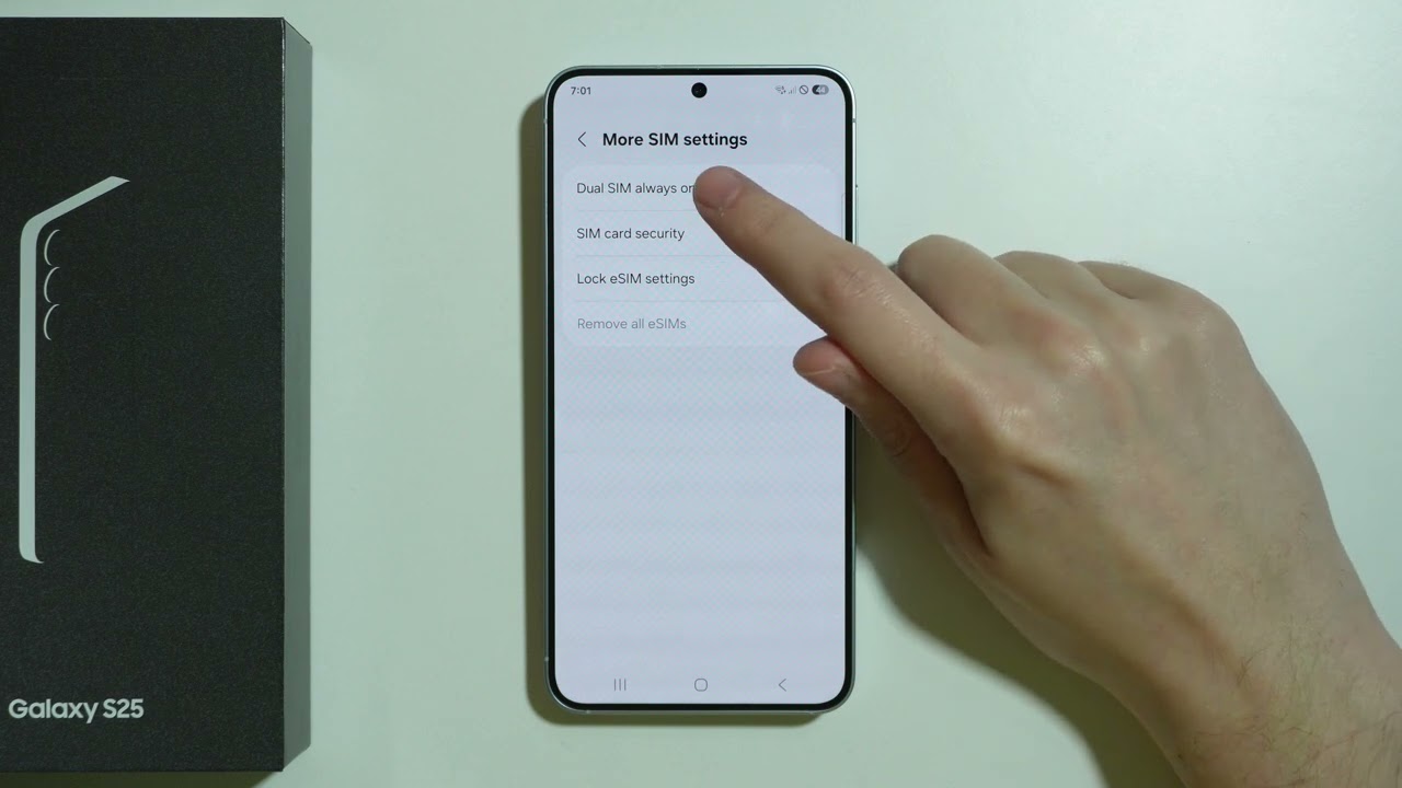 Samsung Galaxy S25: How to Turn ON Dual SIM Always On - YouTube