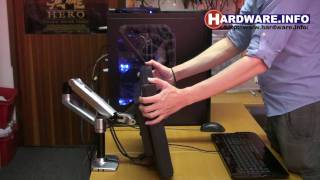 Hardware.Info - Ergotron LX Desk Mount LCD Arm demonstration
