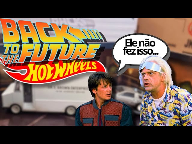 Unique Open Box! Back to the Future Hot Wheels Set - YouTube
