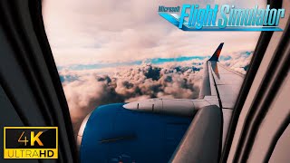 Flight Simulator 2020 RTX 3060 ULTRA REALISTIC 4K Stormy Flight From Stansted - Mahón