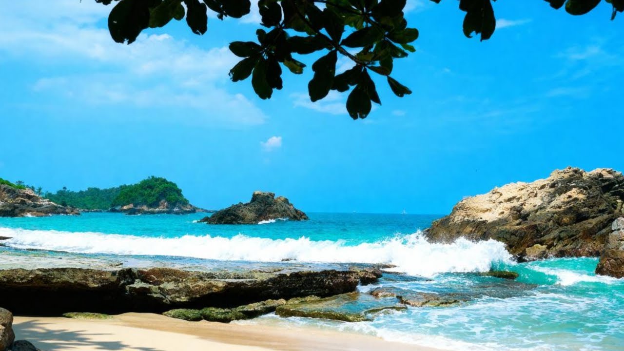 🌌 Starry Night Ocean Waves – Soothing Sea Sounds for Relaxation