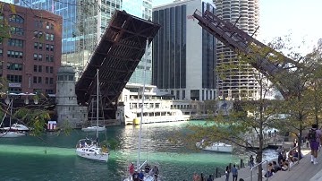 Chicago River Clark Street Bridge Lift. October 2025
