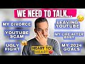 We need to talk quitting youtube my divorce ugly family fight my 2024 goals  ankit tv