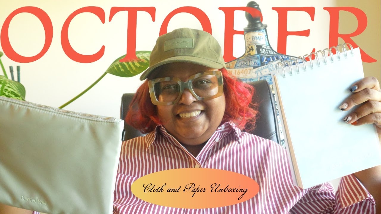 Unboxing the Cloth and Paper October Sub Box | Chic Planning Essentials