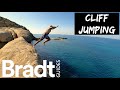 Cliff jumping in cap bon tunisia north africa tunisia travel vlog