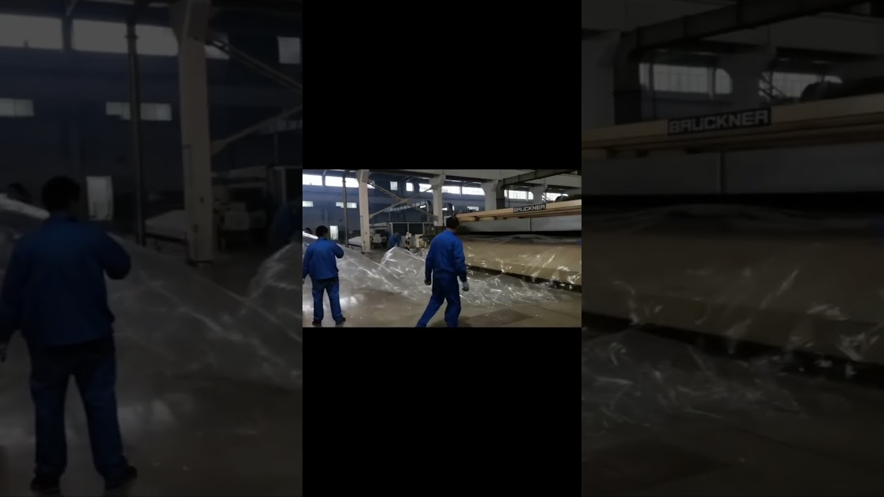 BOPP film manufacturing with Huatao roller 