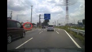 【車載動画】国道463号松郷交差点白バイ取り締まり 2018/07/21