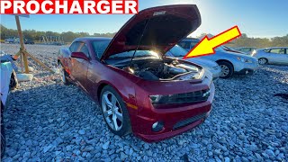 BUYING A SUPERCHARGED CAMARO SS FROM COPART! *COULD THIS BE MY NEW COPART PROJECT REBUILD!?*