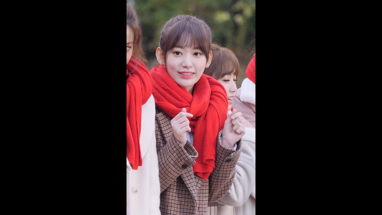 181102 아이즈원 IZ*ONE 미야와키사쿠라 Miyawaki Sakura 뮤직뱅크 출근길 4K 60P 직캠 by Spinel