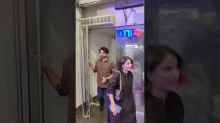 Star couple spotted!  Ali Ansari and Saboor Aly arrive together at the “Zombied” movie premiere