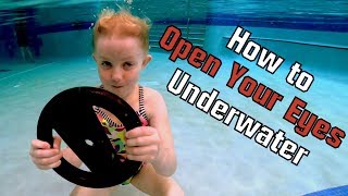 I usually swim with goggles on but today i???m going to show you how
open your eyes underwater. start by underwater and blinking my sh...