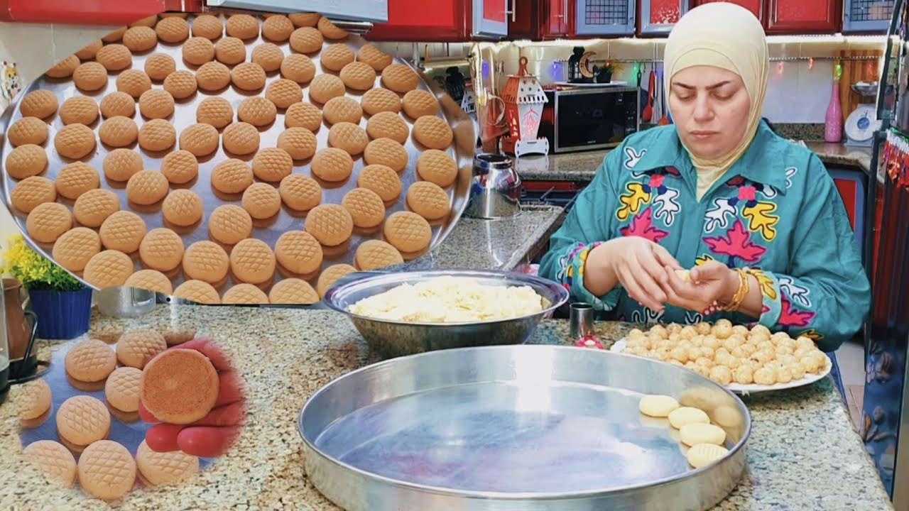 كحك العيد❗هتعمليه بأحدث طريقةناعم ودايب❗كحك العيد٢٠٢٣ بدون تخمير💯ازاي الملبن مينشفش⁉️