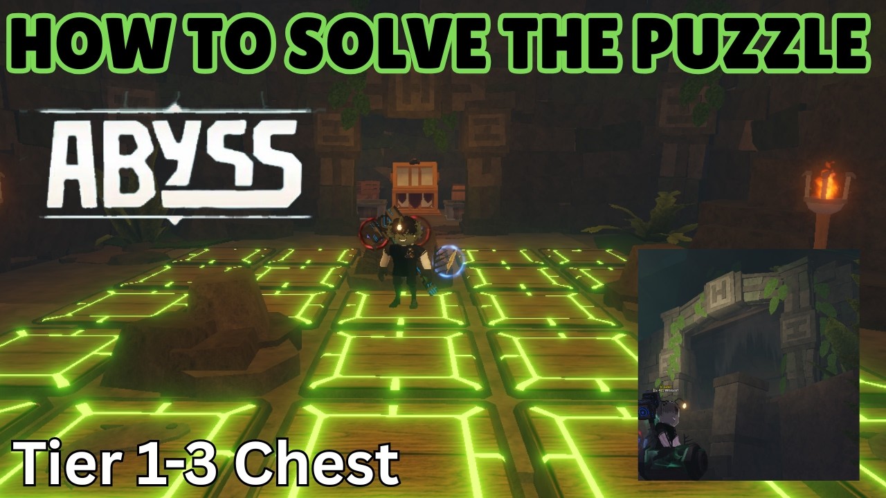 Решена головоломка «Бездна Джунглей» для сундука 1-3 уровня.