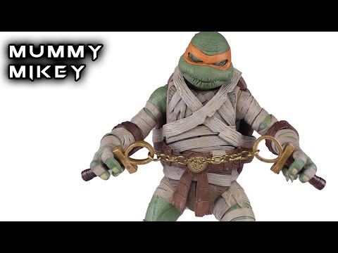 NECA MICHELANGELO as the MUMMY TMNT Action Figure Review NECA MICHELANGELO as the MUMMY TMNT Action Figure Review