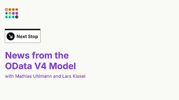 News From The OData V4 Model