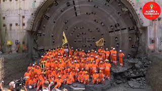 INCREDIBLE SWITZERLAND BIGGEST TUNNEL BORING MACHINE DIAMETER-HOW DOES TUNNEL BORING MACHINE WORK?