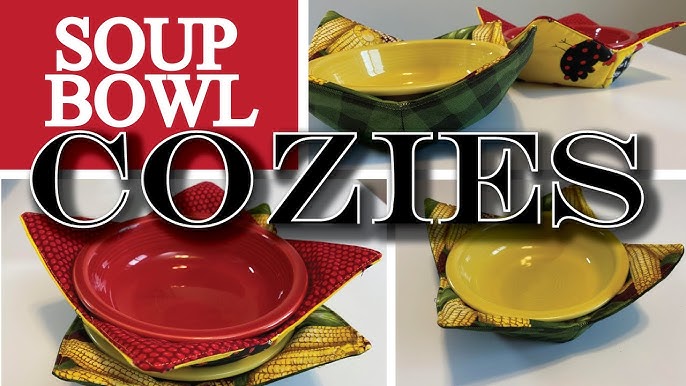 🧵 🍲 How to Sew a Soup Bowl Cozy - 🎥 Video Tutorial