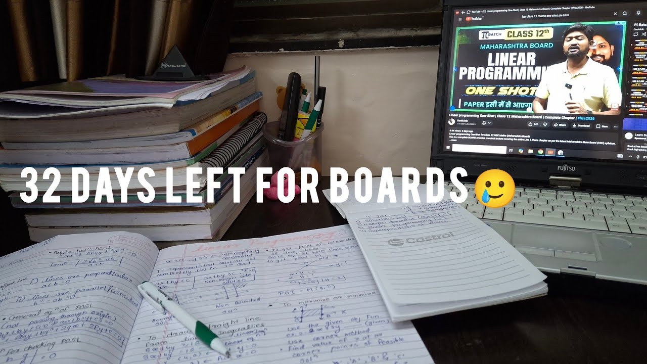 32 days left for boards🥲🥲| MHTCET ASPIRANT 2026