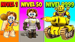 ¡Conseguí EVOLUCIÓN MÁXIMA en WAR AGE TYCOON! 🧬😎 ROBLOX