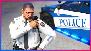 Playing as a POLICE CAPTAIN in GTA 5!!