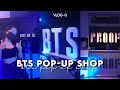 k-pop vlog - bts pop-up shop + playlist woo